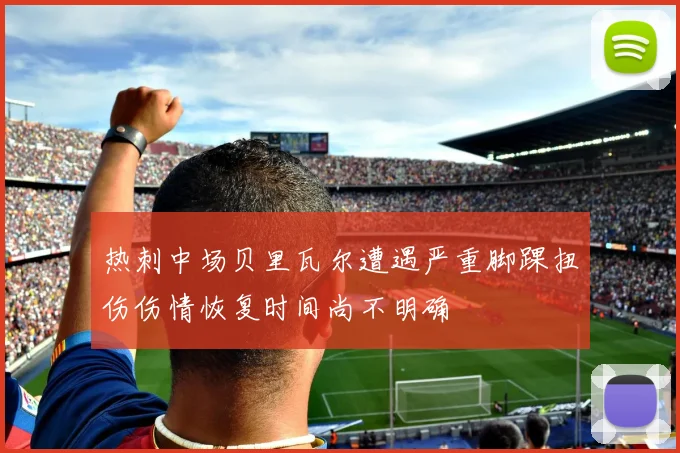 热刺中场贝里瓦尔遭遇严重脚踝扭伤伤情恢复时间尚不明确